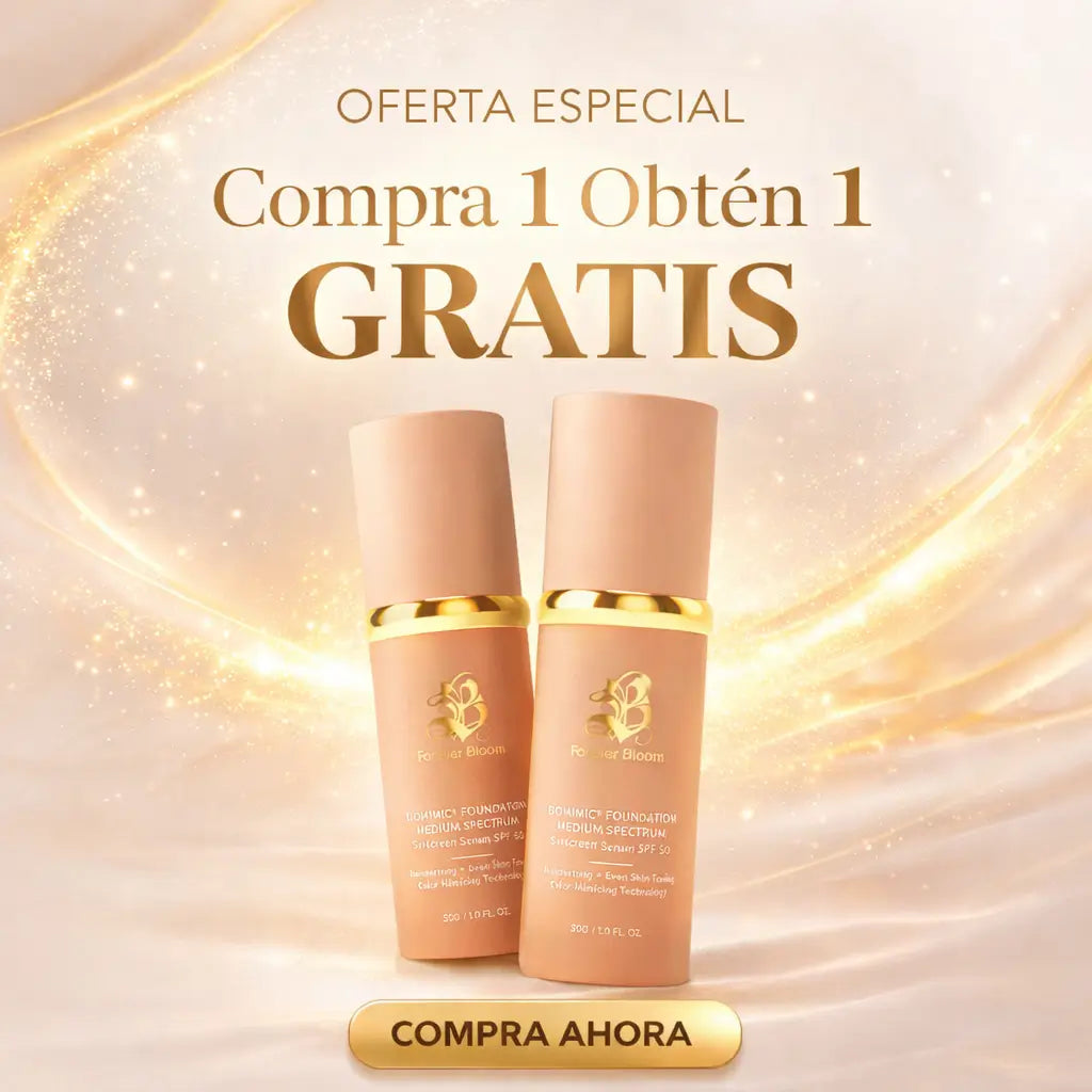 Base de Maquillaje 4 en 1 con SPF 50 – Maquillaje, Hidratación, se Adapta a tu Tono de Piel